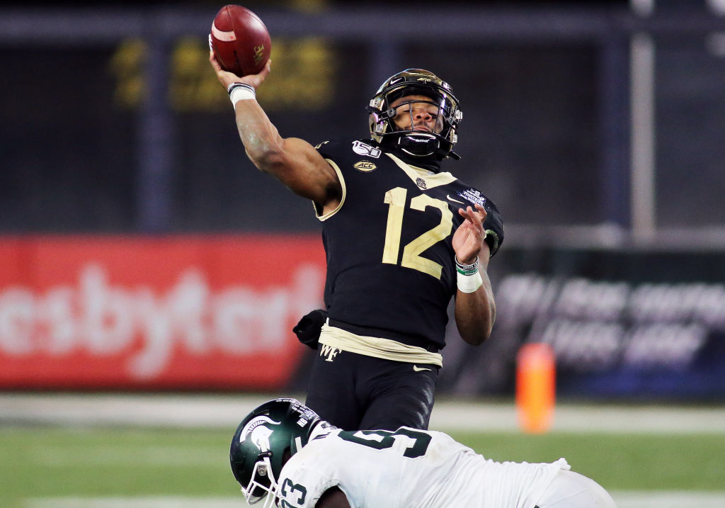 COLLEGE FOOTBALL: DEC 27 Pinstripe Bowl - Michigan State v Wake Forest