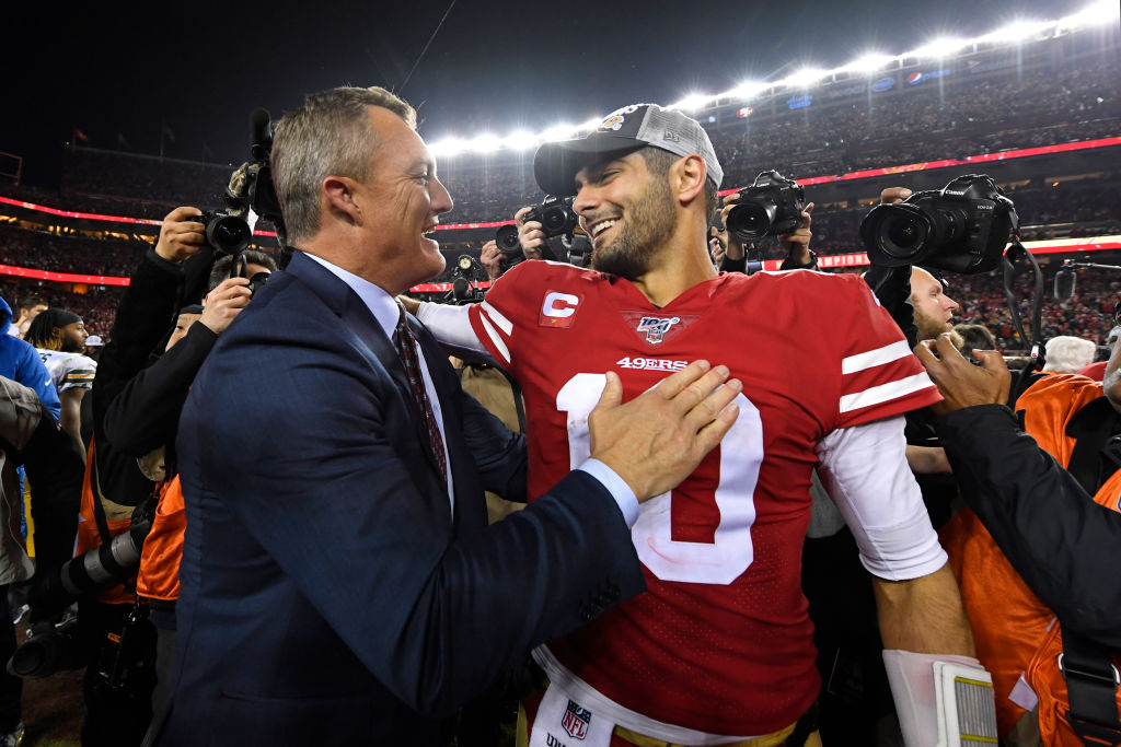 San Francisco 49ers versus Green Bay Packers in NFC Championship