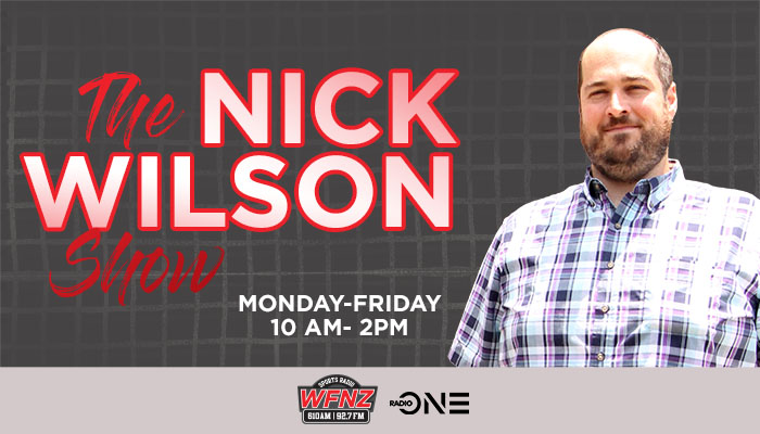 2022 WFNZ The Nick Wilson Show graphics