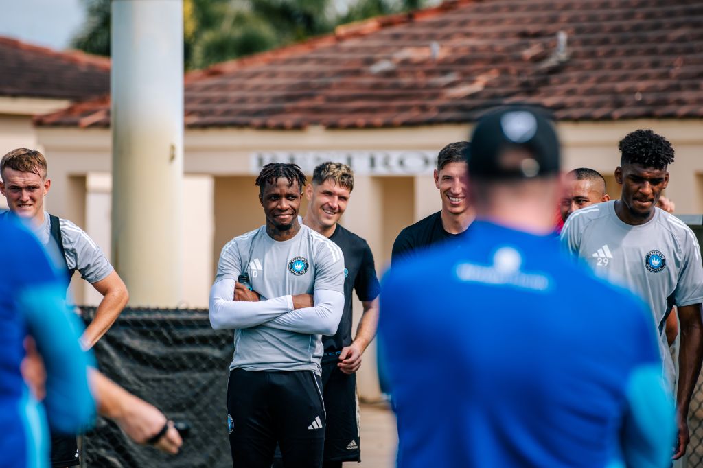 Wilfried Zaha Training Photo